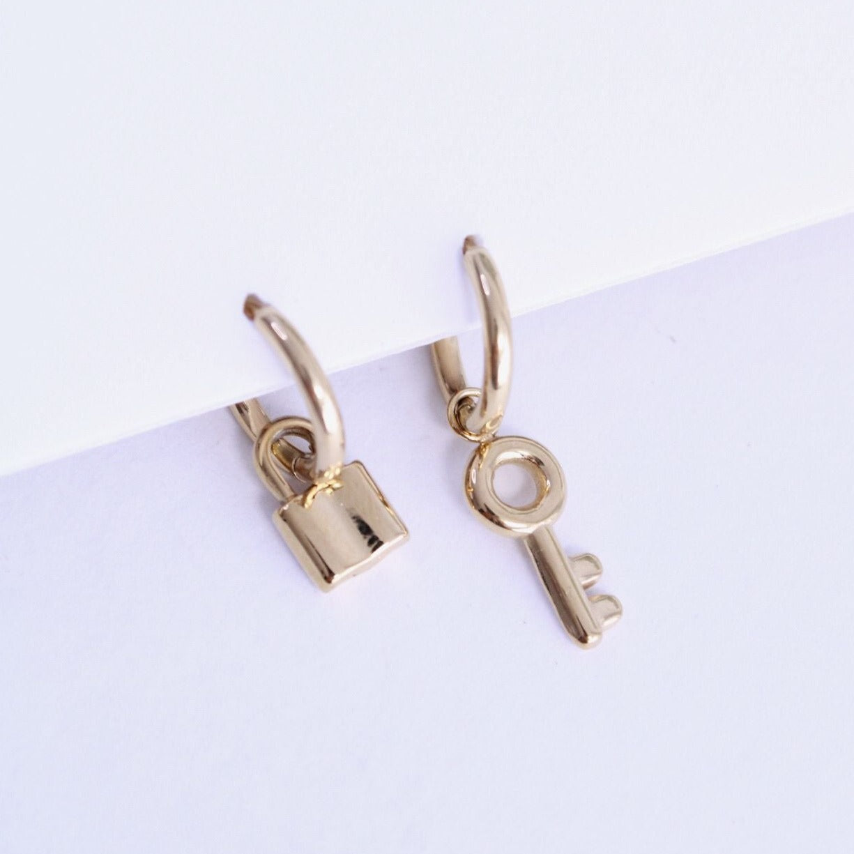 Pendientes Candado y Llave - hetikashop