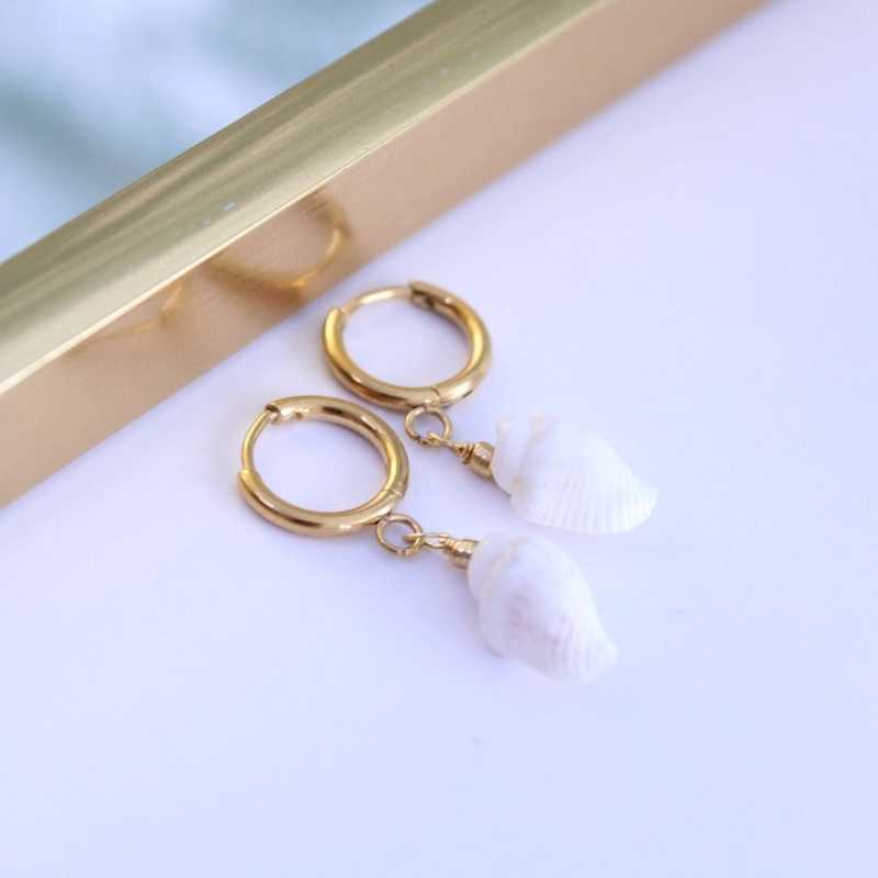 Pendientes Caracol de Mar - hetikashop