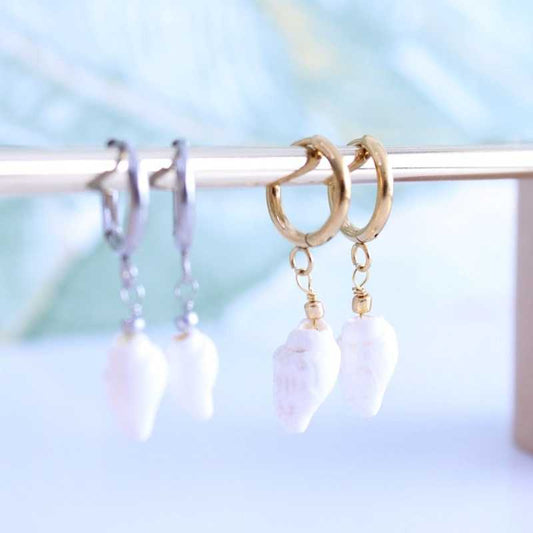 Pendientes Caracol de Mar - hetikashop