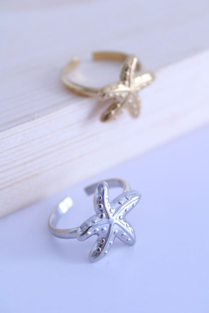 Anillo Estrella de Mar - hetikashop