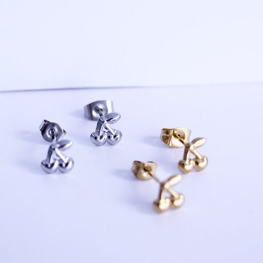 Pendientes Mini Cerezas - hetikashop