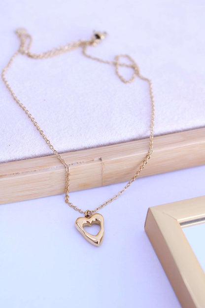 Collar Rustic Heart - hetikashop