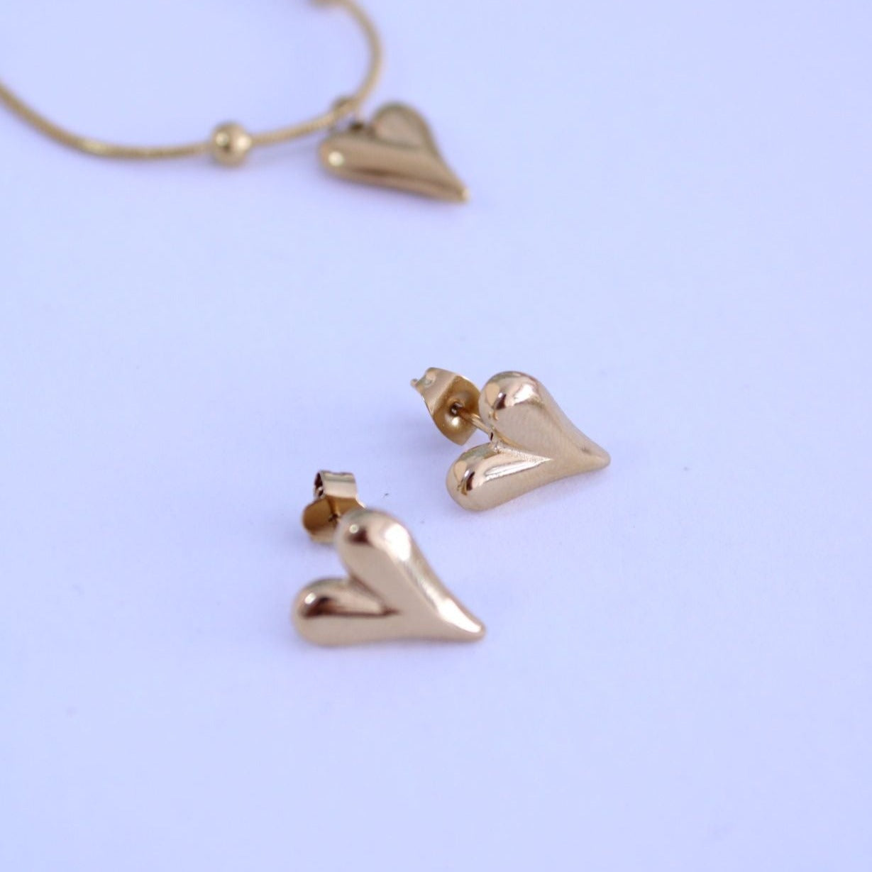 Pendientes Corazón Inflado - hetikashop