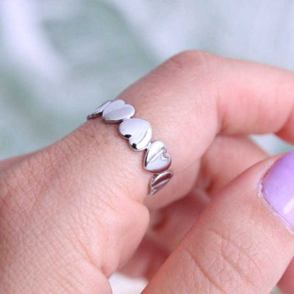 Anillo Corazones Unidos - hetikashop