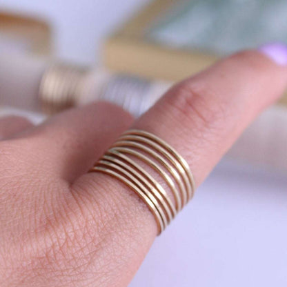 Anillo 8 lineas - hetikashop