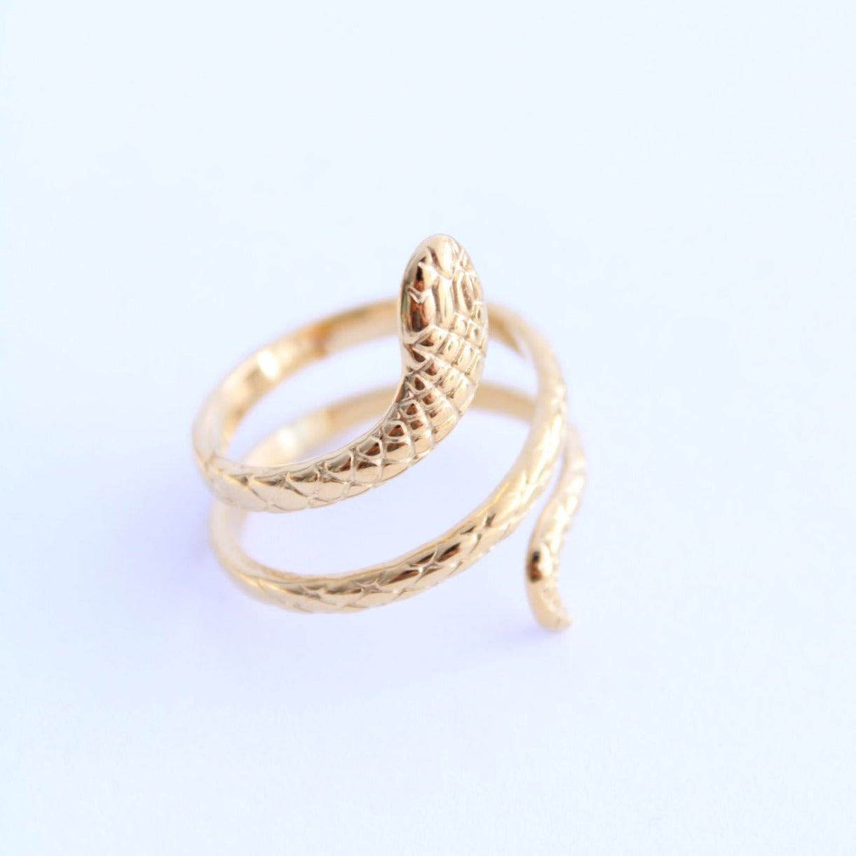 Anillo Serpiente tres niveles - hetikashop