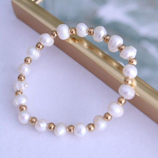 Pulsera Aria Pearl Elastizada - hetikashop