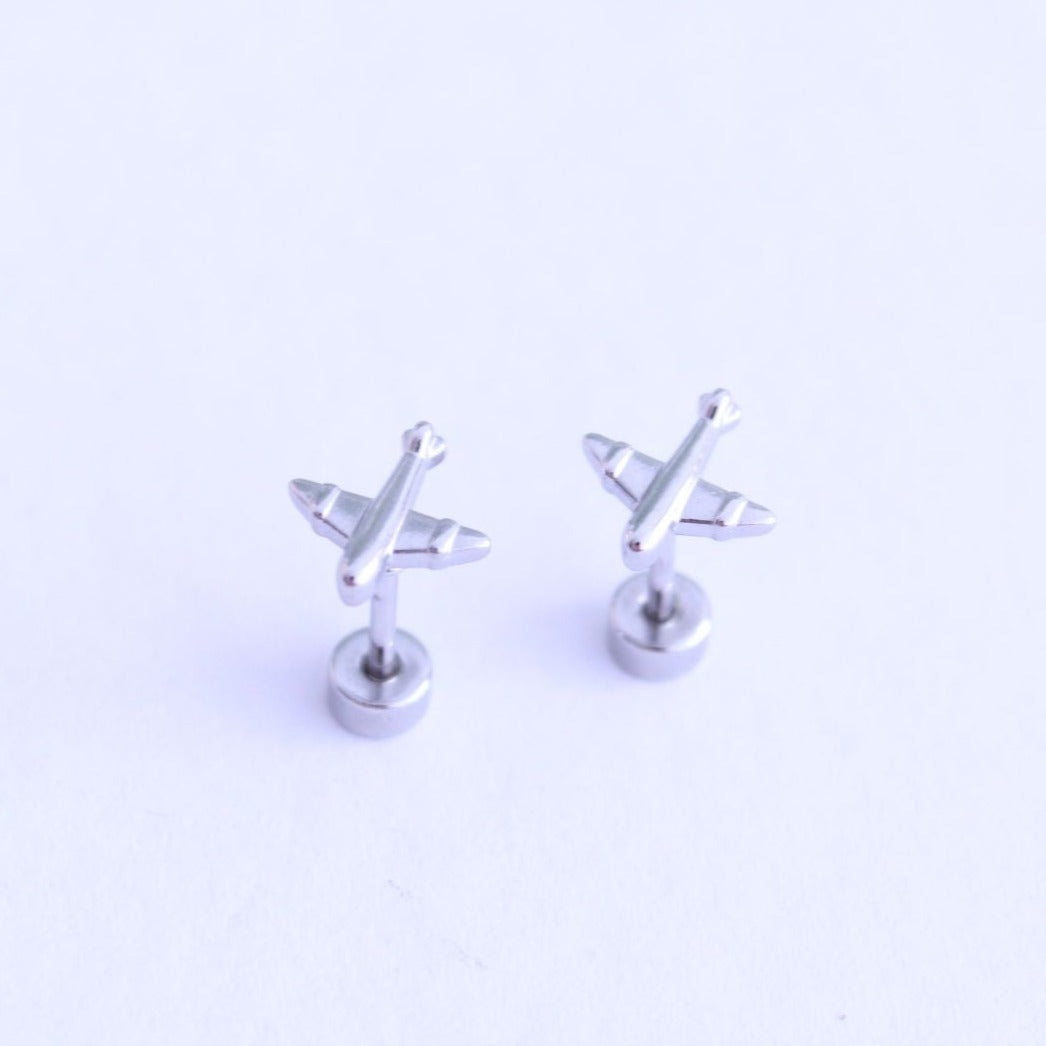 Pendientes Mini Avion - hetikashop