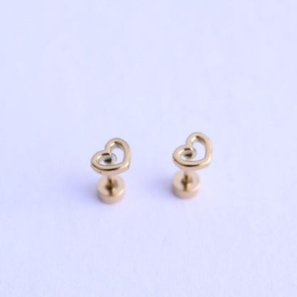 Pendientes Mini Heart - hetikashop