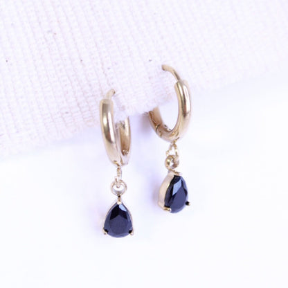 Pendientes Aro Shine Drop - hetikashop