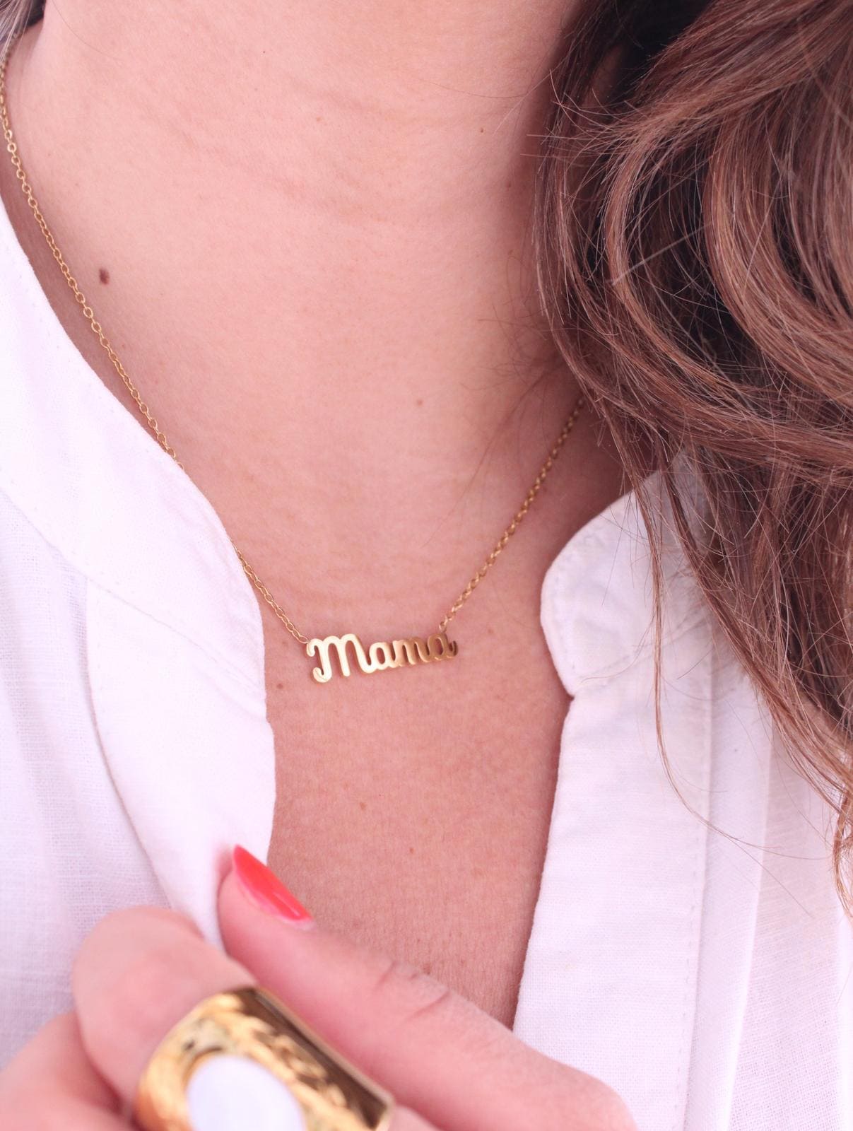 Collar MAMÁ Cursiva