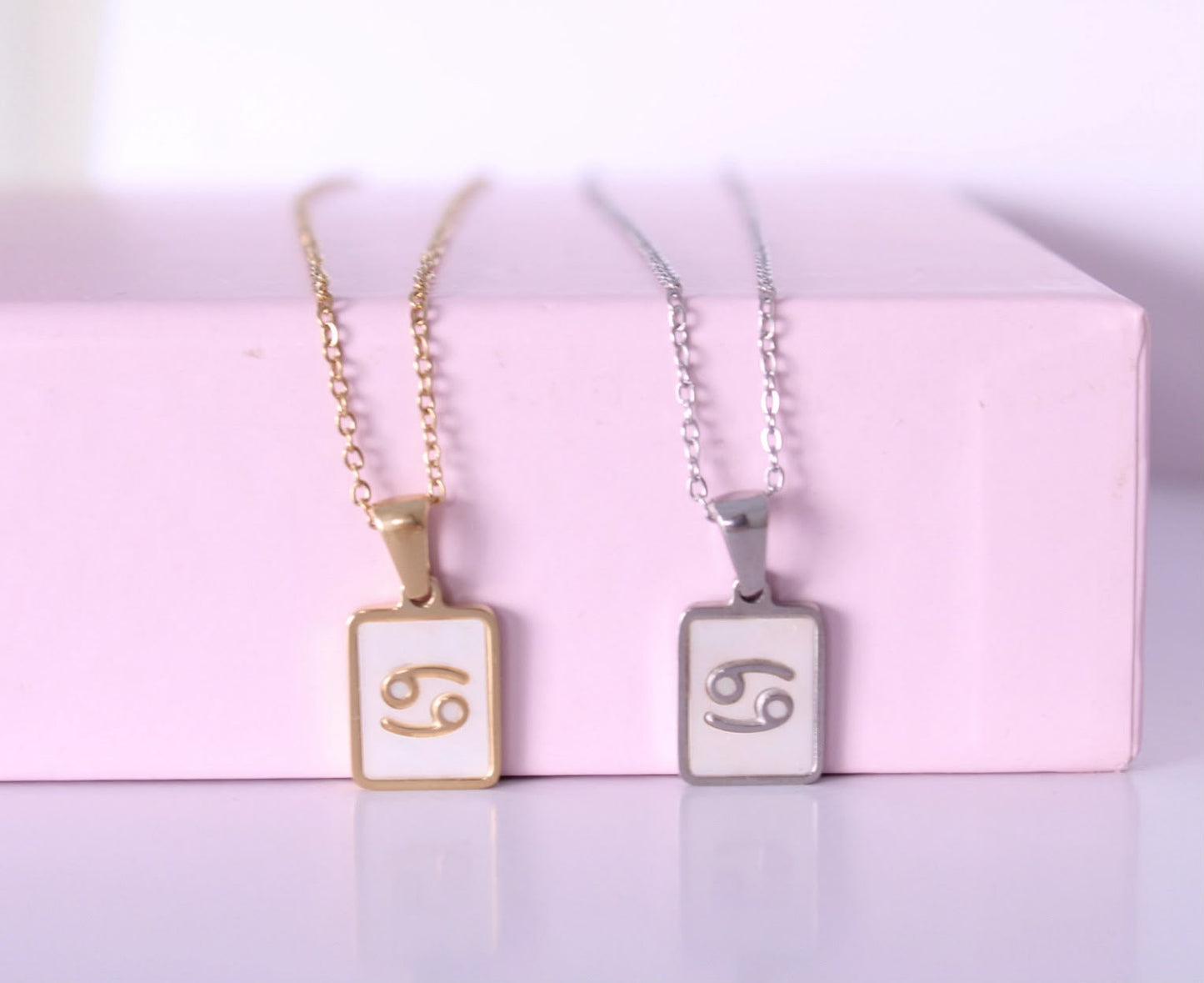 Collar signo zodiacal Cáncer, regalo de joyería resistente al agua