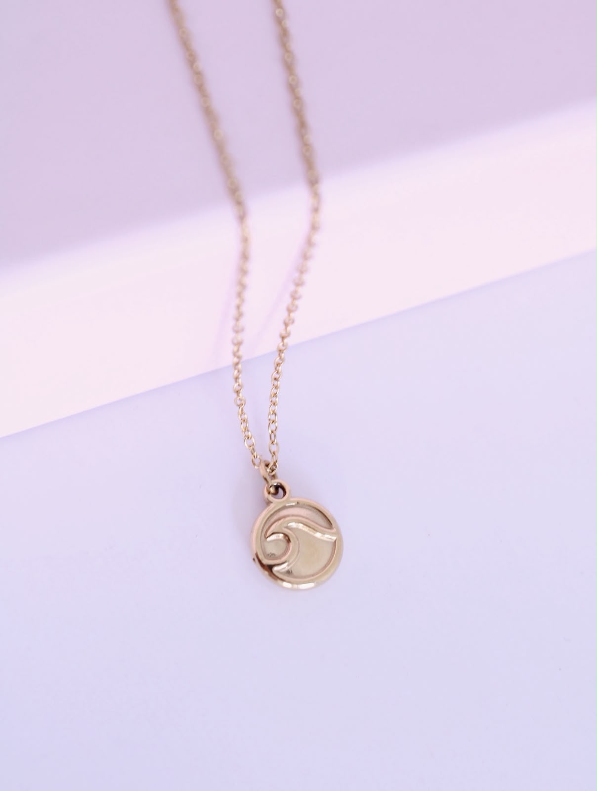 Collar de ola del mar, joya para amantes del mar y el surf