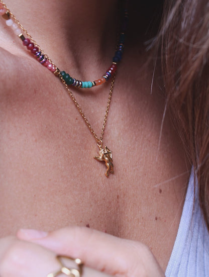 Collar de Cupido, regalo de San Valentín en acero inoxidable