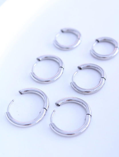 Set Pendientes de 6 Aros