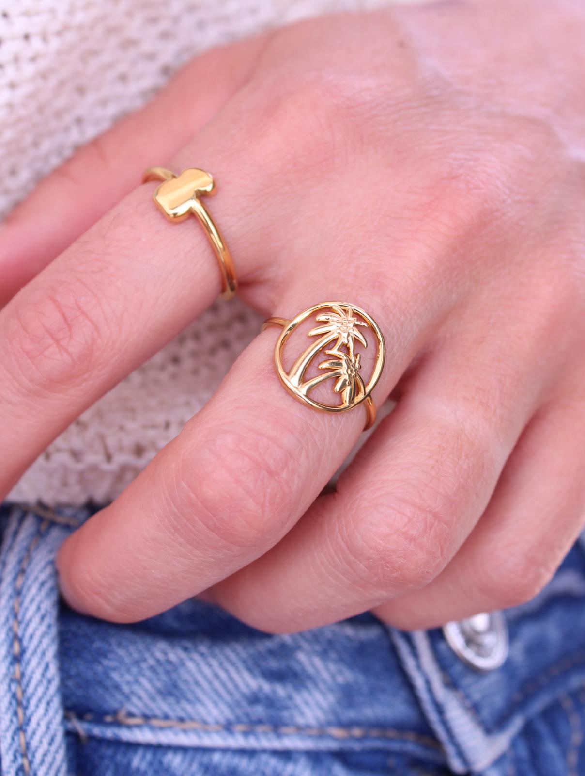 Anillo Ajustable Palmera
