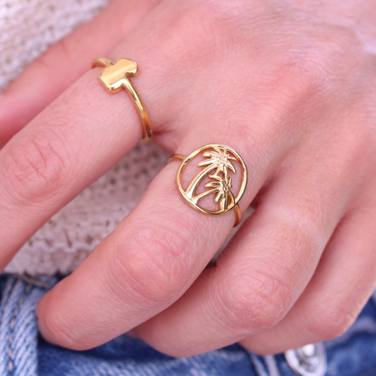 Anillo Ajustable Palmera