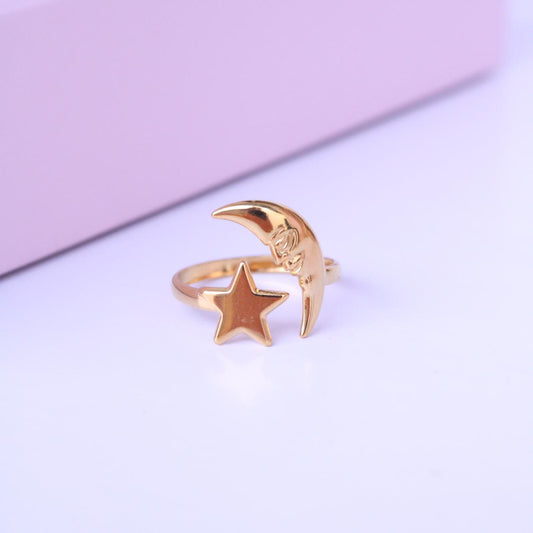 Anillo Luna y Estrella