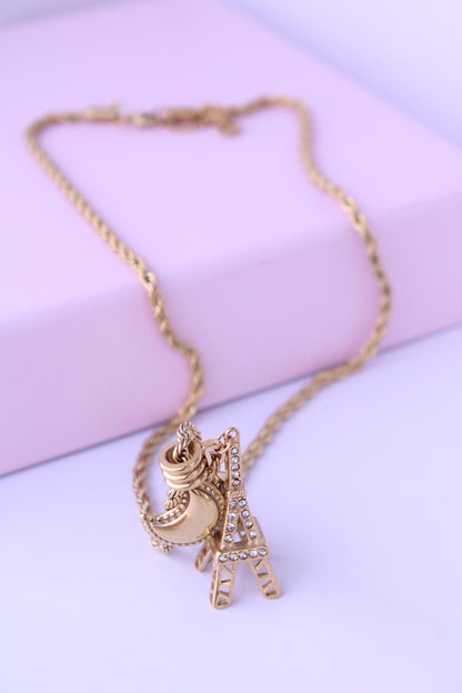 Collar Torre Eiffel Charms