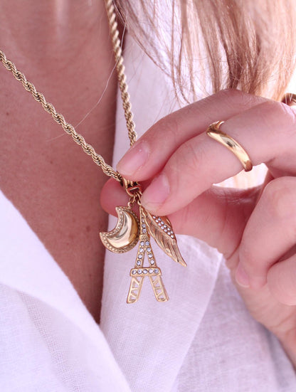 Collar Torre Eiffel Charms