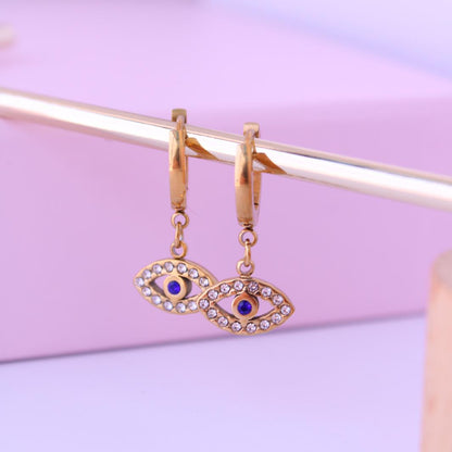 Pendientes Aro Ojo Protector