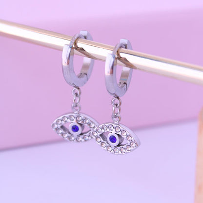 Pendientes Aro Ojo Protector