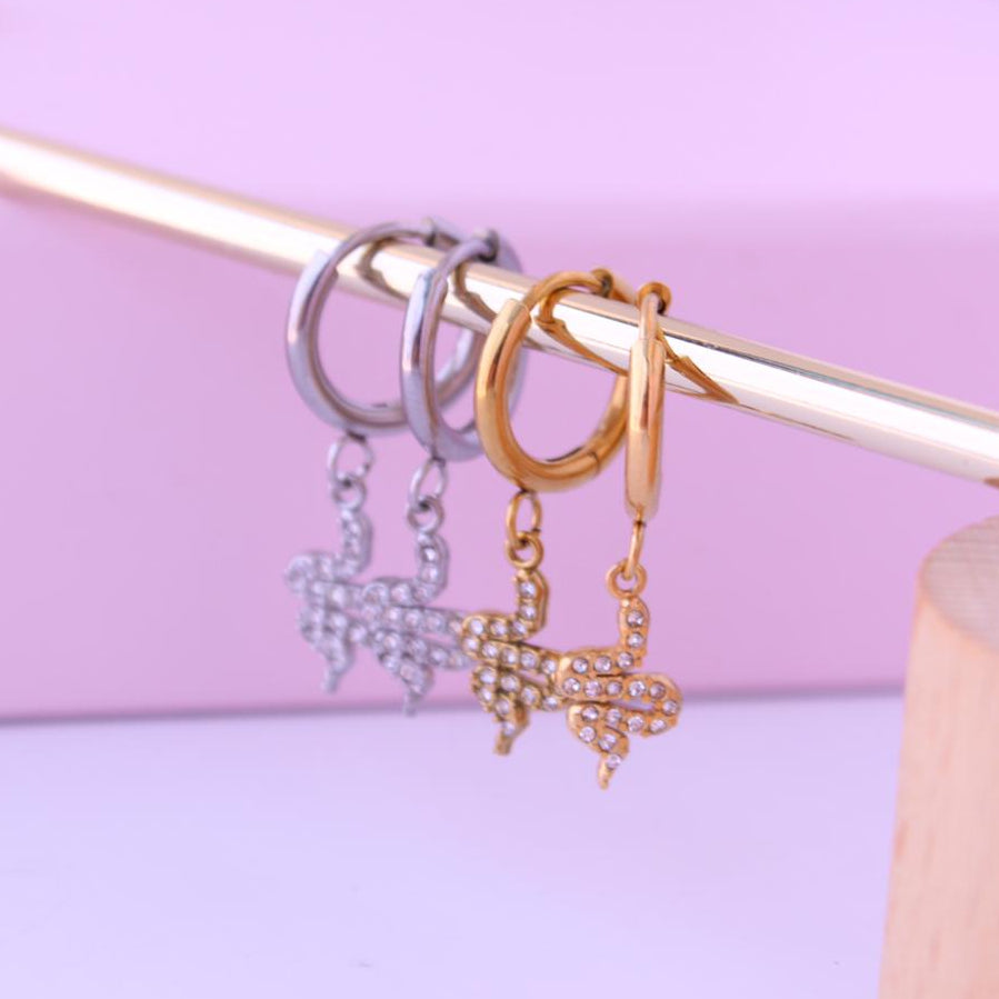 Pendientes Aro Serpiente Brillante