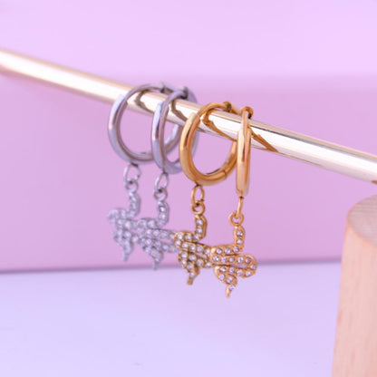 Pendientes Aro Serpiente Brillante